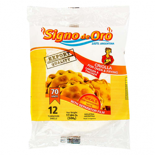 Empanada Disc Tapas Criollas Roticeras