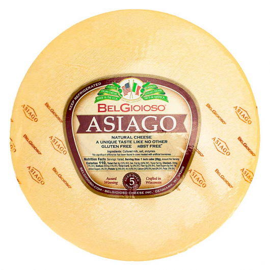 American Asiago Whole Wheel