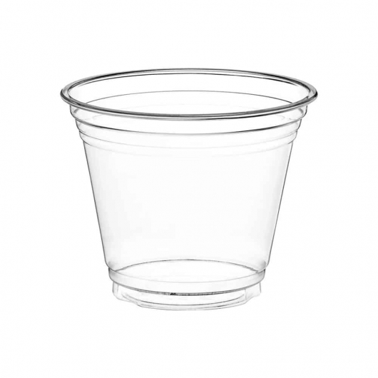 9 oz Clear Plastic Squat Cup