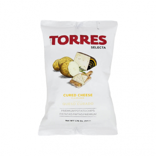 Potato Chips Flavored with Cured Cheese