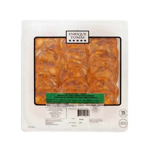 Sliced Chorizo Iberico