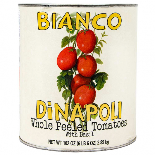 Whole Peeled Tomatoes with Basil