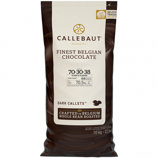 Callebaut 70% Extra Dark Bitter Sweet Chocolate Callets