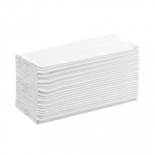 White Multifold Paper Towels Standard Weight