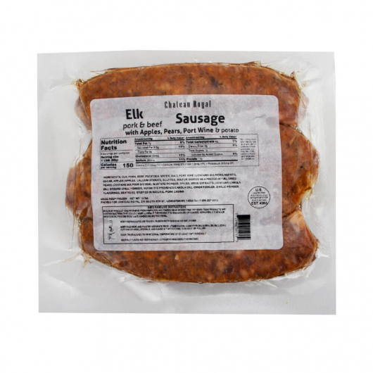Elk and Pear Sausage