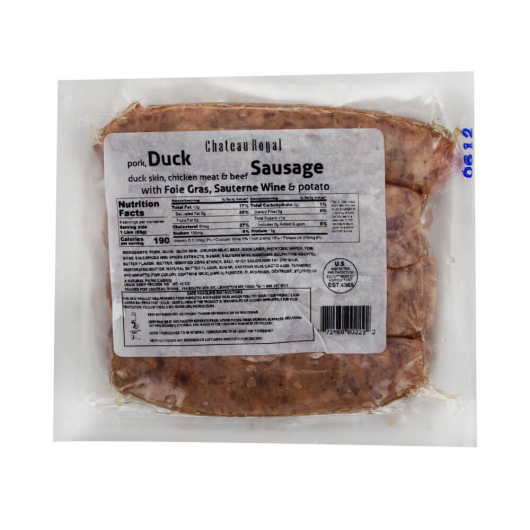 Duck Sausage with Foie Gras and Sauternes Wine