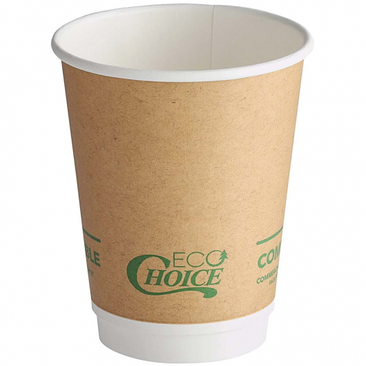 Kraft Paper Double Wall Hot Drink Cup