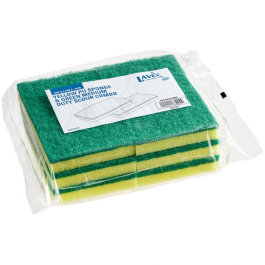 Sponge and Scouring Pad Combo