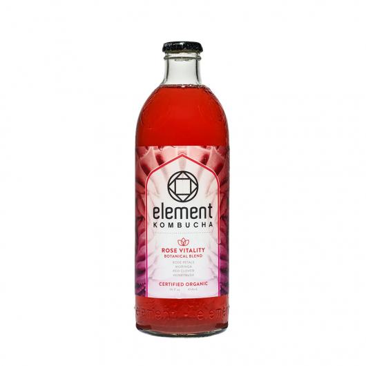 Organic Rose Vitality Blend Kombucha