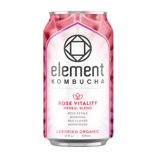 Organic Rose Vitality Blend Kombucha