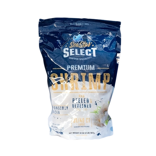 Peeled & Deveined White Shrimp 16/20