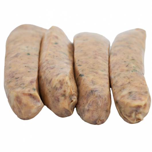 Rabbit Sausage w/ White Wine & Herbs
