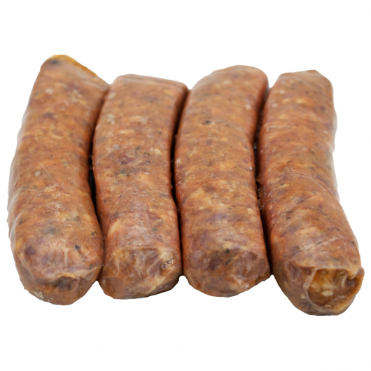 Venison Sausage w/ Red Wine & Veal Demi-Glace