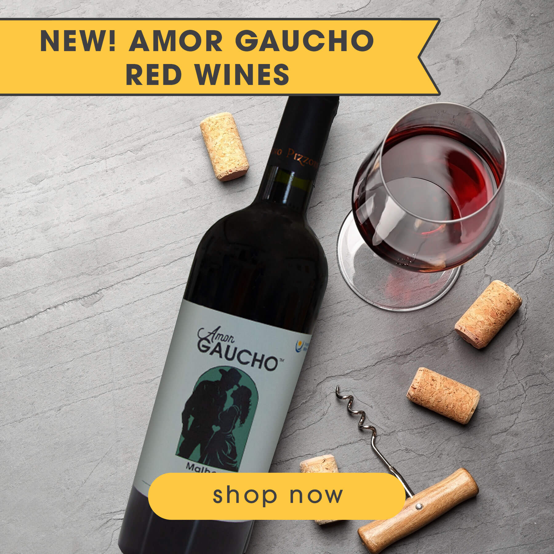 NEW! Amor Gaucho Red Wines from Uruguay | Food Related | San Antonio TX