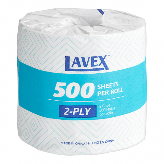 2-Ply Toilet Tissue 3.5" x 4.25" Individually Wrapped