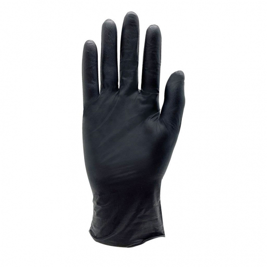 Small Powder Free Black Nitrile Gloves