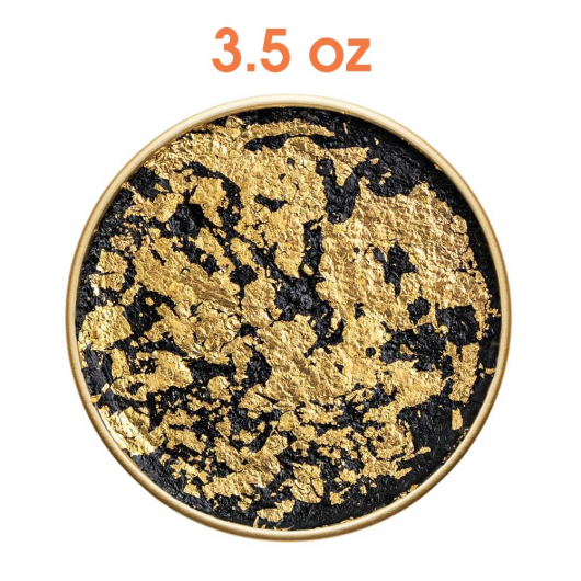 Pressed Beluga Fleur de Caviar with Gold Leaf