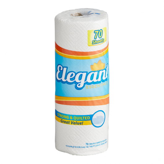 8 x 11 White Perforated Paper Towel