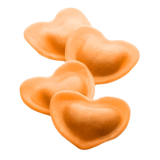 Cuori Rossi Al Formaggio Heart-Shaped Cheese Ravioli