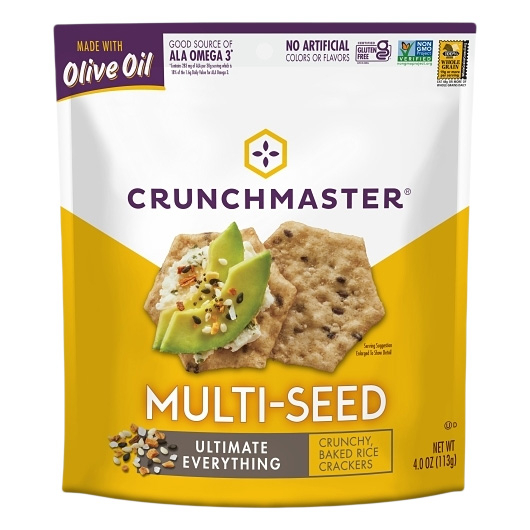 Multi-Seed Ultimate Everything Baked Rice Crackers