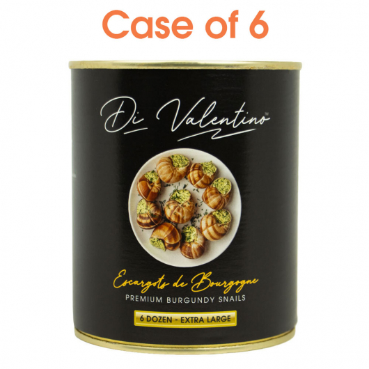 Burgundy Snails Whole - Extra Large 72 ct - Case of 6