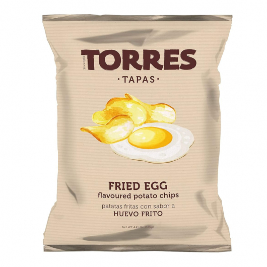 Potato Chips Flavored with Fried Egg