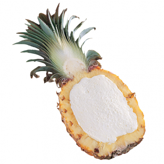 Pineapple Ripieno Sorbet in Fruit Shell