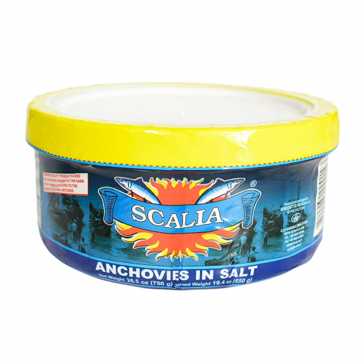 Sicilian Anchovies in Salt