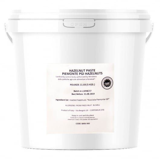 Hazelnut Paste - 100% Piemont