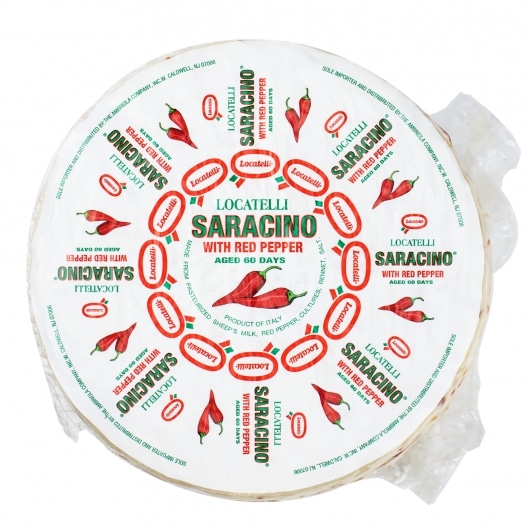 Saracino with Red Pepper Flakes 2 mo Whole Wheel by Locatelli