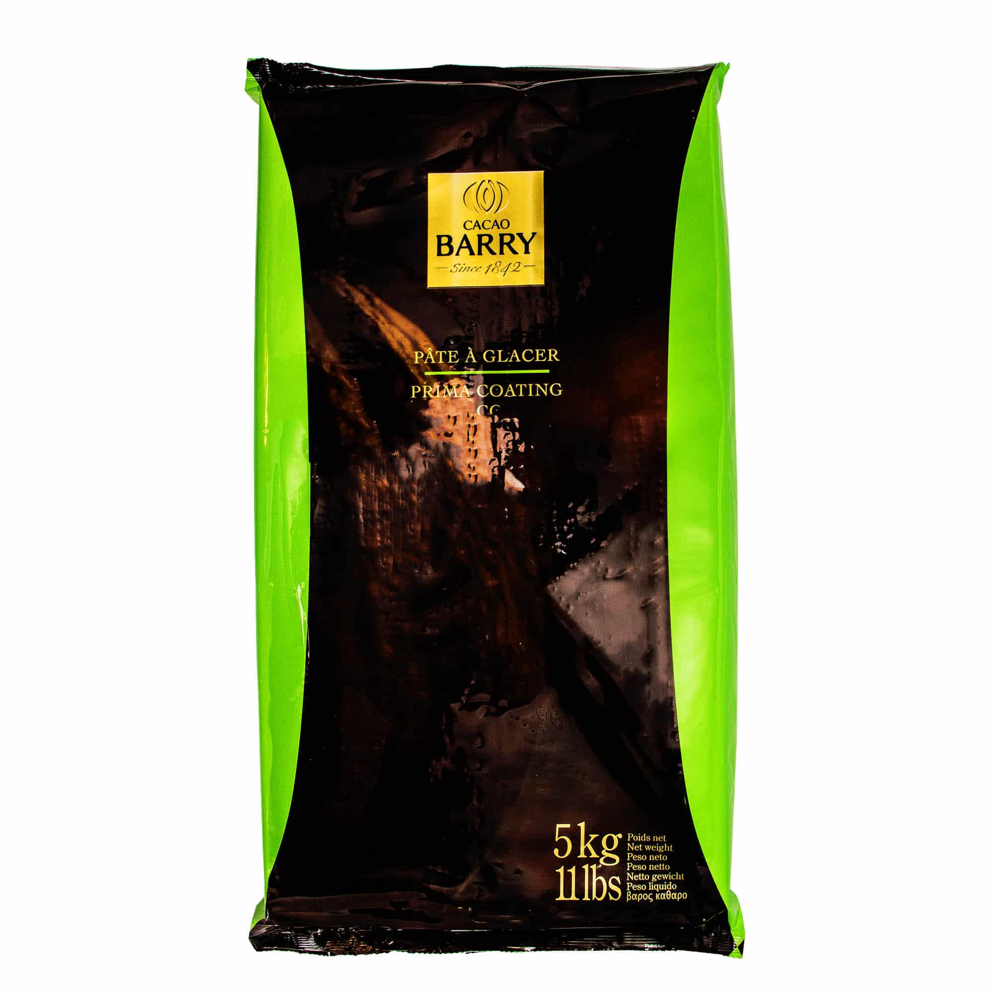 Cacao Barry Pate Glacer Brune Dark Coating Chocolate 11 lb