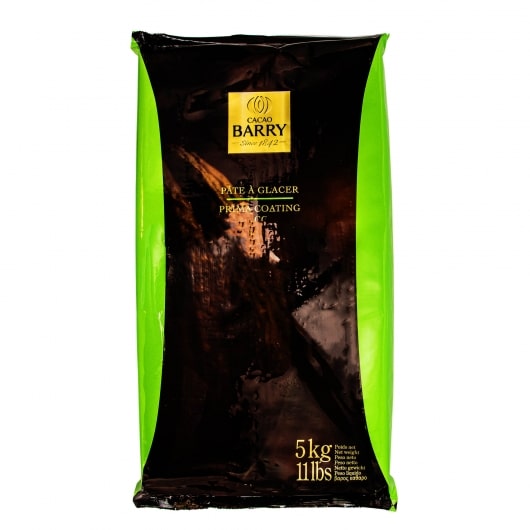 Cacao Barry Dark Chocolate Prima Coating Glazing Bar