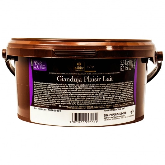 Cacao Barry Gianduja 23.7% Milk Chocolate & Hazelnut Chocolate