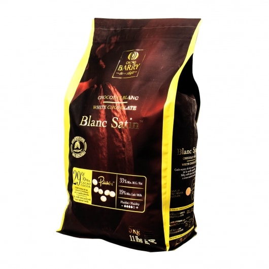 Cacao Barry Blanc Satin 29.2% White Chocolate Pistoles