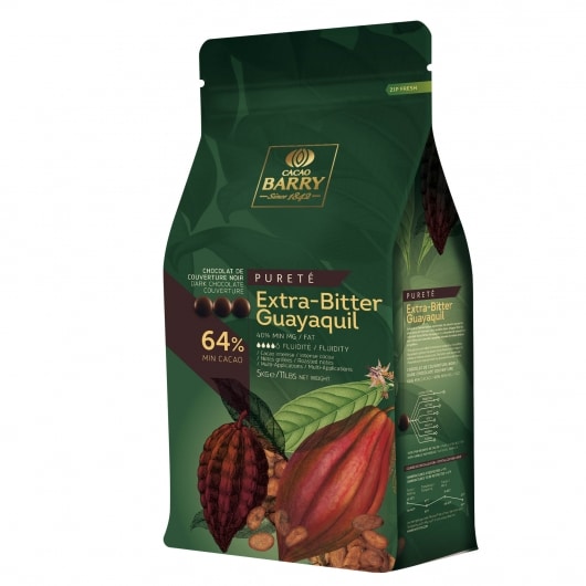 Cacao Barry Guayaquil 64% Dark Chocolate Pistoles
