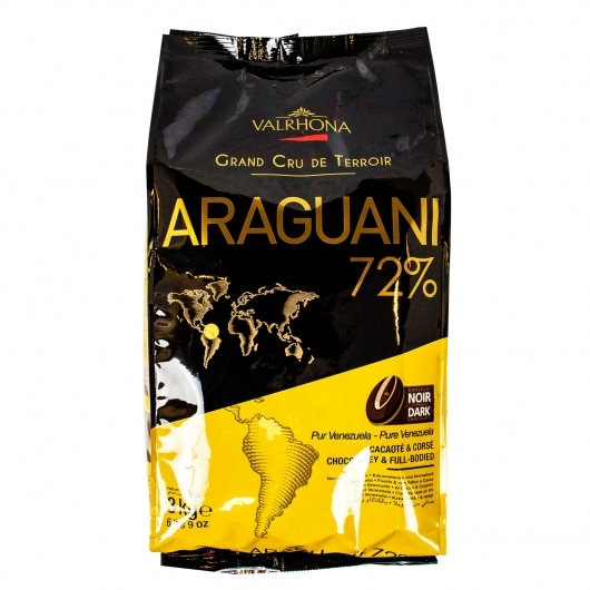Valrhona 72% Araguani Dark Chocolate Feves