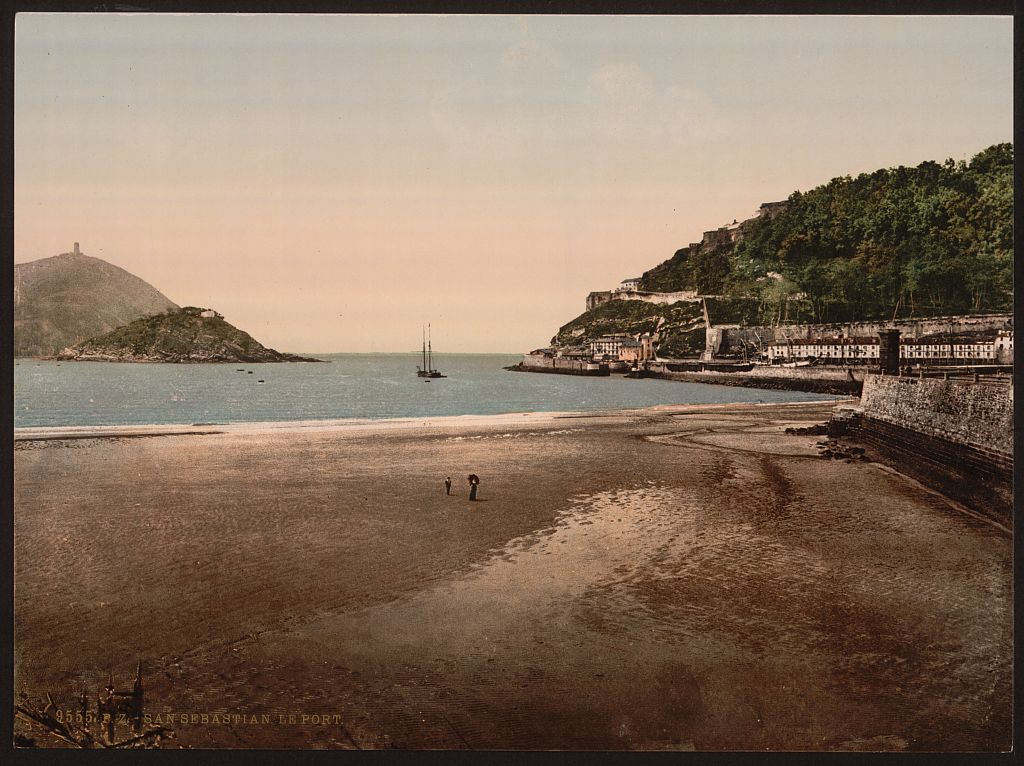 1890-1900s Spanish Harbor in San Sabastian - Library of Congress|Food Related|San Antonio TX