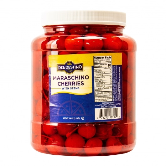 Maraschino Cherries in Syrup with Stem