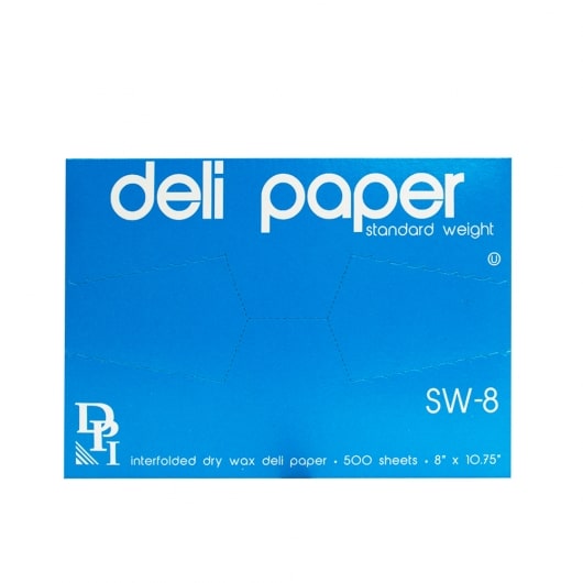 Waxed Deli Sheets White Interfolded 8" x 10.75"