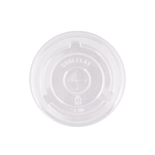 Clear Plastic Lid with Straw Slot Cold Drink 9-24 oz