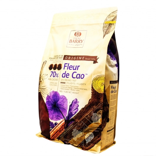 Cacao Barry Fleur de Cao 70% Dark Chocolate Pistoles