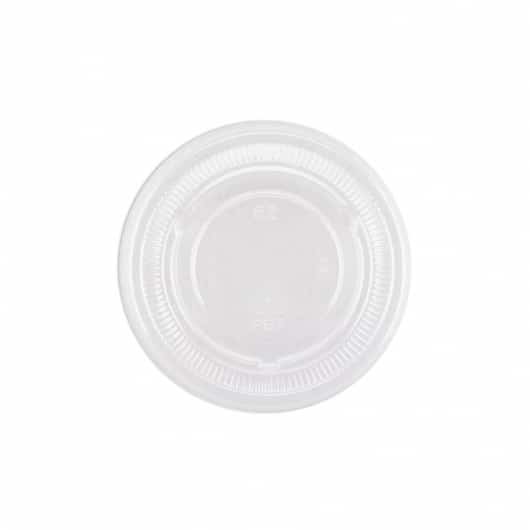 Lid 1.5-2.5 oz Clear Plastic by Choice
