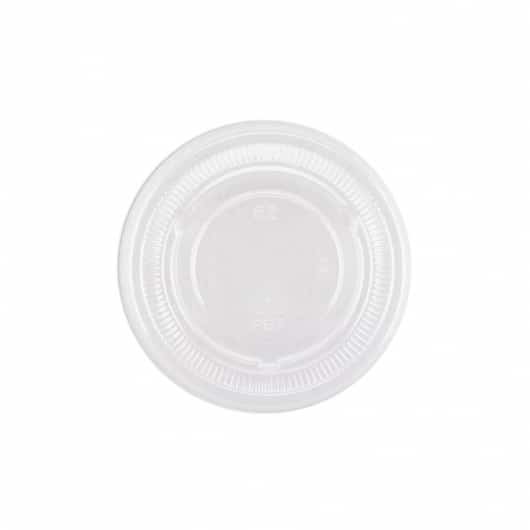 Lid 1.5-2.5 oz Clear Plastic