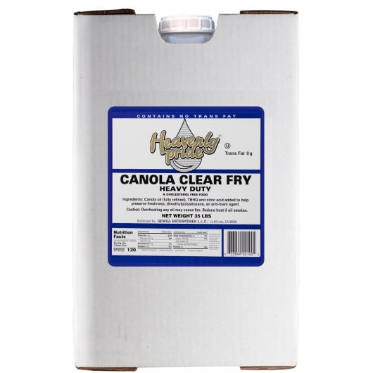 Clear Canola Frying Oil
