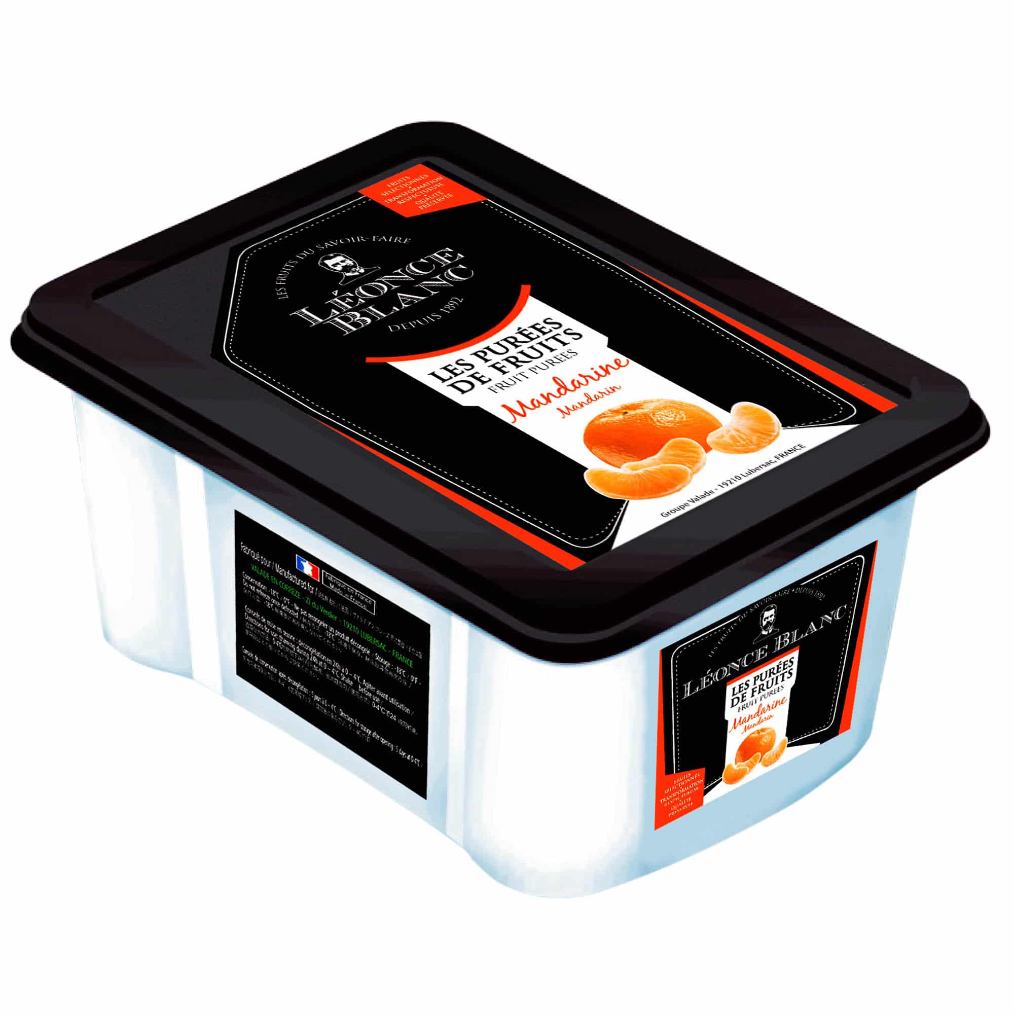 Mandarin Orange Frozen Puree by Leonce Blanc Food Related