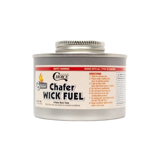 Chafing Dish Fuel with Safety Twist Cap 6 Hour Wick