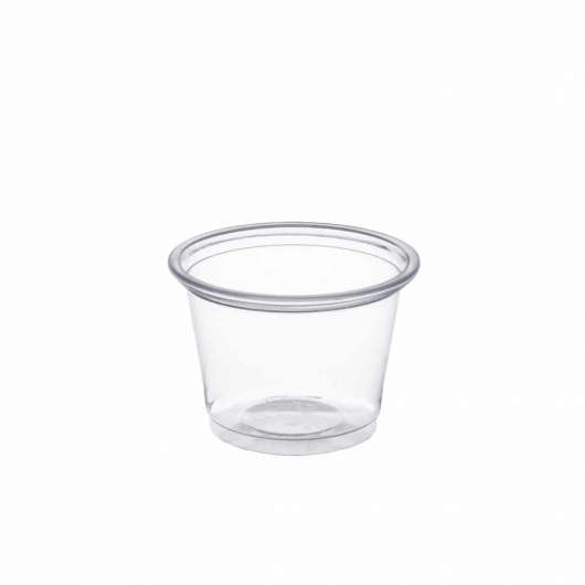 Souffle Clear Plastic Cup