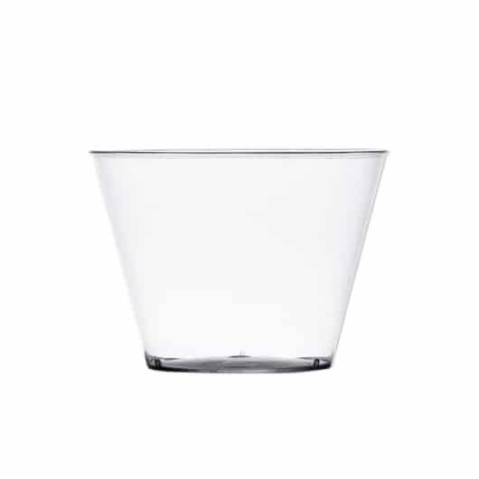 Clear 5 oz Hard Plastic Tumbler-Squat