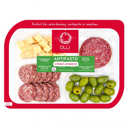 Antipasto with Frescatrano Olives, Parmesan Cheese,Genoa Salami & Sopressata