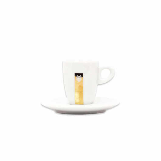 Ceramic Espresso Cup & Saucer